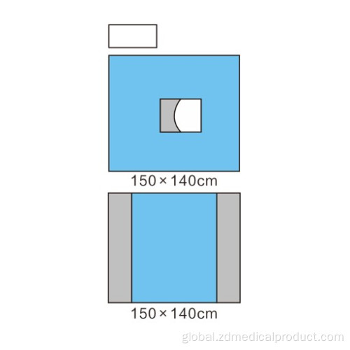 Banded Bag Surgical Drape Easy For Use Ophthalmic Set Surgical Drapes Supplier